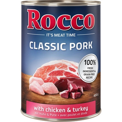 Rocco Classic Pork kuracie a morčacie 6 x 400 g