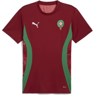 PUMA Morocco Pre Match Shirt 2025 Adults - Red/Green