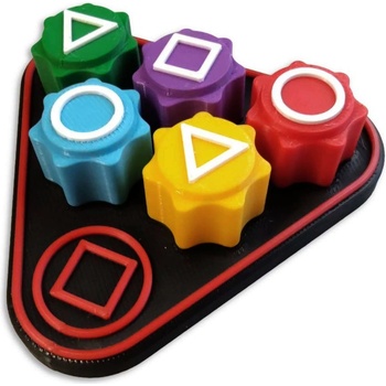 Gonggi Korejské kostky hra Squid game podstavec