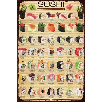 Ceduľa Sushi