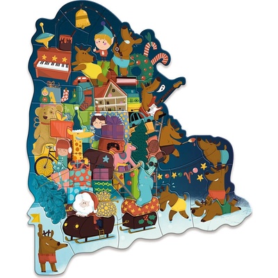 Vilac Adventný kalendár Magnetické puzzle