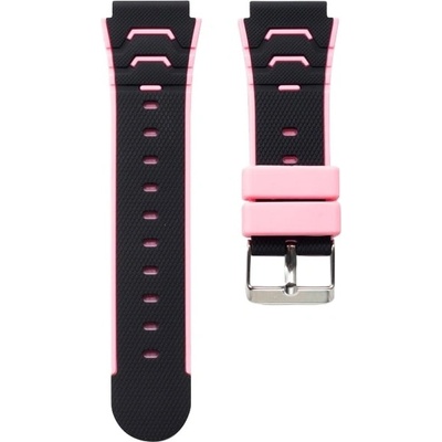 Trender Каишка Trender - TR-KDBKPK Kids, 20 mm, черна/розова (TR-KDBKPK)