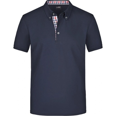 Elegantní pánská polokošile JN964 Tmavě modrá