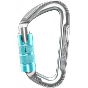 Edelrid Заключващ се карабинер Edelrid Pure Triple III Locking carabiner - Silver - размер One Size (340-0045-0211)
