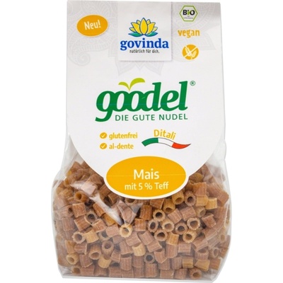 Govinda Био паста Goodel Ditali, царевица и теф - 250 г