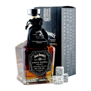 Jack Daniel's Single Barrel Select 47% 0,7 l (darčekové balenie chladiaci kamene)
