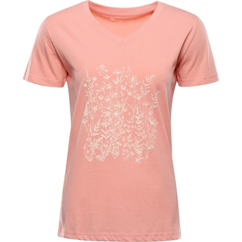 ALPINE PRO Дамска памучна тениска ALPINE PRO DORENA apricot blush вариант pa ALPINE PRO | Rozov | ЖЕНИ | XS