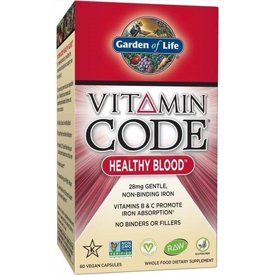 Garden of Life Vitamín Healthy Blood Raw 60 kapsúl