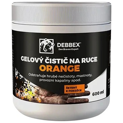 Den Braven Gélový čistič na ruky Orange 600 ml