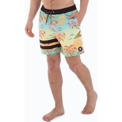 Hurley Мъжки къси панталони Hurley Phantom Eco Block Party Volley 17" с ананас