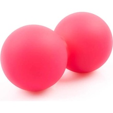 beUnik Duoball Masážná loptička dvojitá, farba: ružová