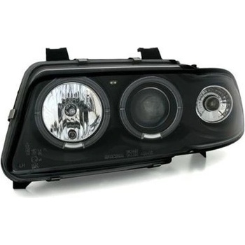 Sonar Кристални фарове за Audi A4 Angel Eyes (1995-1998) - черни