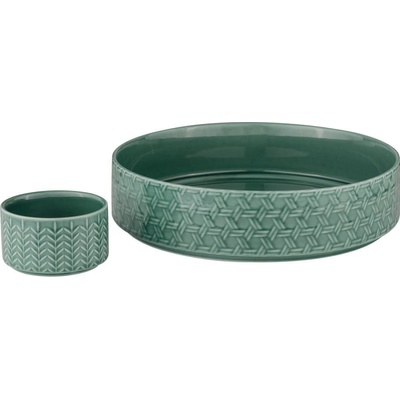 Heath Jade Ladelle Porcelánové servírovacie misy v súprave tyrkysové 2 ks 30 cm