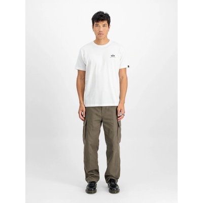 Alpha Industries tričko Basic T Small Logo white