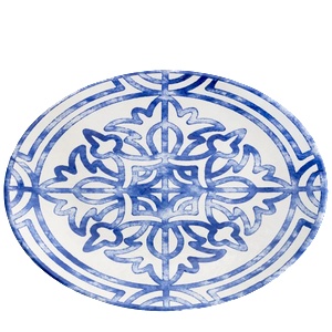 Kulsan KN-TILDA-SEVILLA-Плато овал 49x36.5xh4, 4cm (11849. CW. SEV) (013705)