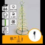Aigostar - LED соларна коледна украса LED/0, 59W/3, 7V 100 cm IP65 топла бяла (AI2960)