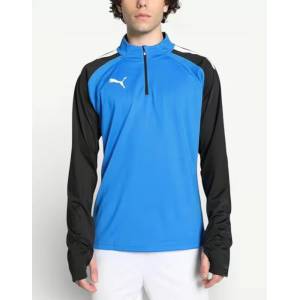 PUMA Тeam Liga Quarter-Zip Football Top Blue/Black - magazinko