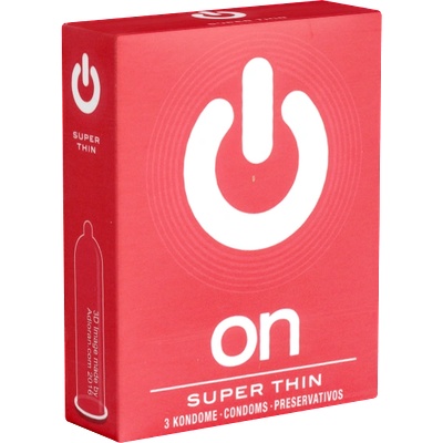 On) Single: Super Thin, 3 thin condoms