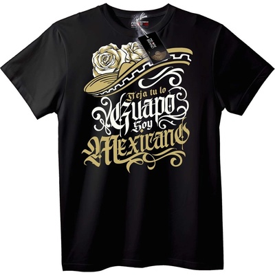 NOONEBRAND Тениска Мексиканска Гордост Guapo - L, White