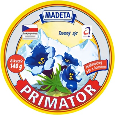 Madeta Primator tavený sýr 8 ks 140g – Zboží Dáma
