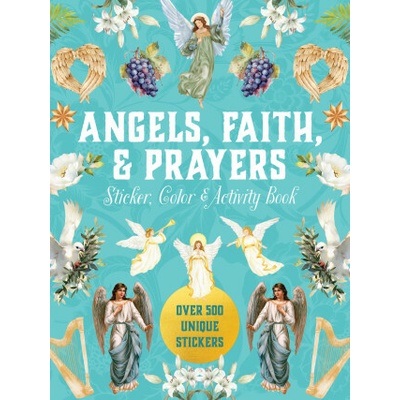 Angels, Faith & Prayers Sticker, Color & Activity Book