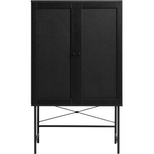 Unique Furniture Черен шкаф от дъб 80x135 cm Pensacola - Unique Furniture (34533013)