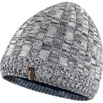 DexShell Heathered Rib Knit Beanie Marbled Blue