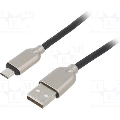 Gembird CC-USB2R-AMMBM-2M Micro USB, USB-A (M) - Micro USB (M), 2m, černý