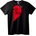 NOONEBRAND Тениска Разбито сърце ST END - 2XL, Black