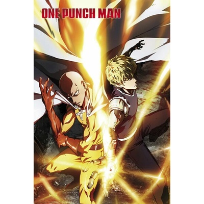 Plagát, Obraz - One Punch Man - Saitama & Genos, 61 × 91.5 cm