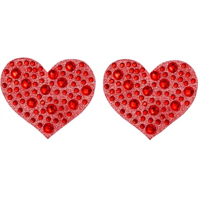 Leg Avenue Amore Nipple Jewel Stickers Red
