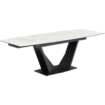 Carmen Разтегателна трапезна маса legnica - бяла (3531037)