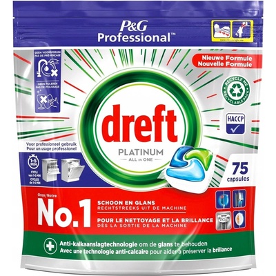 Dreft kapsle do myčky Platinum Lemon 75 ks