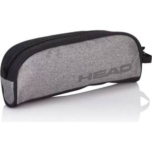 HEAD Ученически несесер Head BlackGrey, 23 х 11 х 5 см
