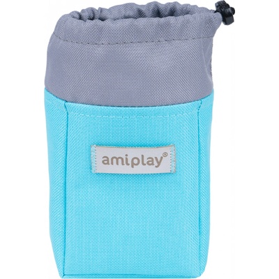 Amiplay Pamlskovník pro psy RUMBA tyrkysová 8 x 6 x 10 cm