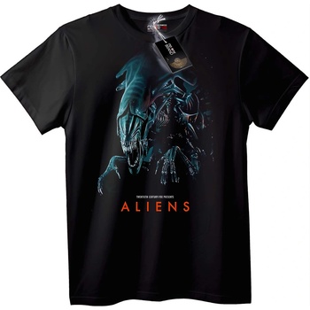 NOONEBRAND Тениска Aliens Филм - 4XL, White