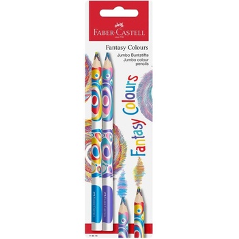 Faber-Castell Молив Fantasy, Jumbo, многоцветен, 2 броя блис (1015120776)