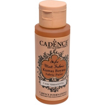 Farba na textil CADENCE STYLE MATT FABRIC 59 ml matná tehlová