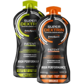 EthicSport SUPER DEXTRIN GEL [45 x 58 мл] Ябълка и Лимон