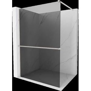 Mexen Kioto+ душ стена с рафт Walk-in 100 x 200 см, графит, четкан никел - 800-100-121-97-40 (800-100-121-97-40)