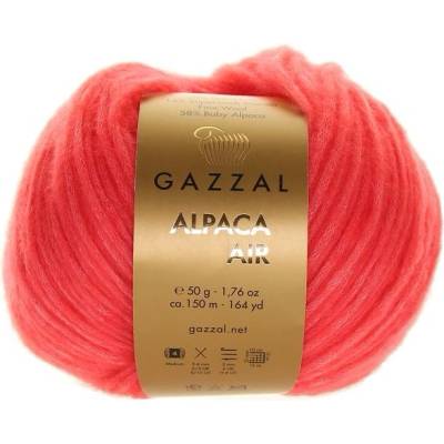 Příze Alpaca Air 87 sytě korálová