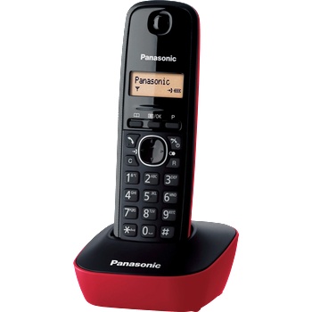 Panasonic Безжичен DECT телефон Panasonic KX-TG1611 - червен (B1015050)