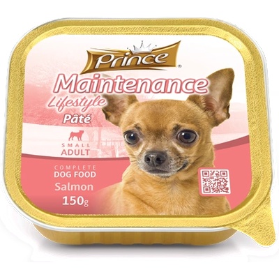 Petnutrition Пастет за кучета със сьомга PRINCE PÂTÉ' Salmon SMALL ADULT 150g
