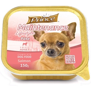 Petnutrition Пастет за кучета със сьомга PRINCE PÂTÉ' Salmon SMALL ADULT 150g