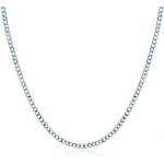 SAVICKI Синджирче Savicki 2, 5 мм: бяло злато 585 злато, curb chain