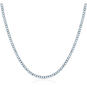 SAVICKI Синджирче Savicki 2, 5 мм: бяло злато 585 злато, curb chain