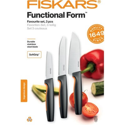 Fiskars Functional Form sada nožů 3 ks 1014199