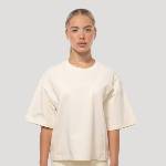 GymBeam Women‘s Mochi Oversized T-Shirt Cream L