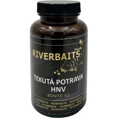 Riverbaits Tekutá potrava HNV Bonito SQ 250 ml