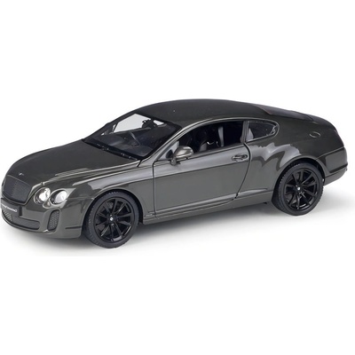 Welly Bentley Continental Supersports šedočierne 1:34